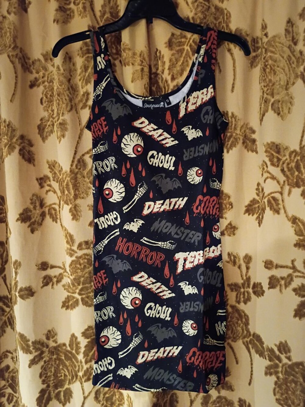 Sourpuss Oh The Horror Tank Dress